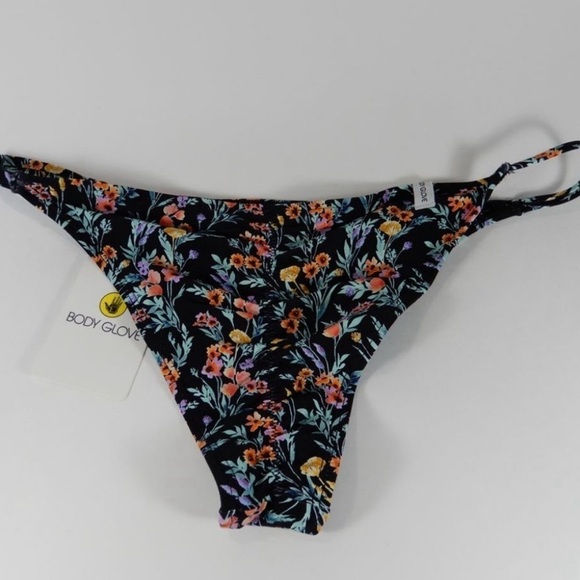 NWT Body Glove bikini, lined elastic bandeau, fixed string brasilia bottom, sz M - Picture 10 of 10